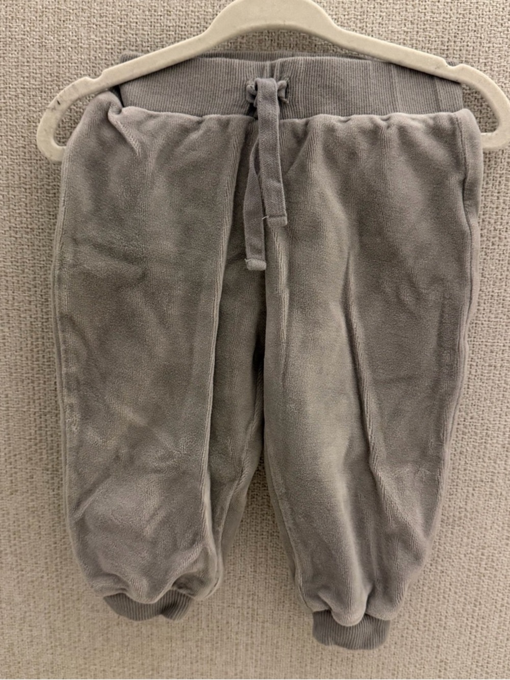 Quincy Mae Plush Gray Kids Jogger Pants